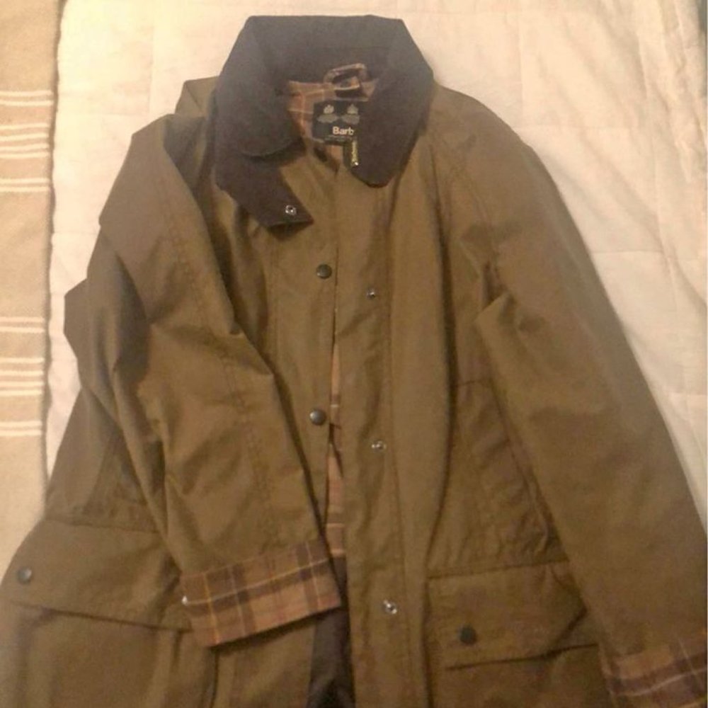 Barbour Waxed Jacket Sz 6